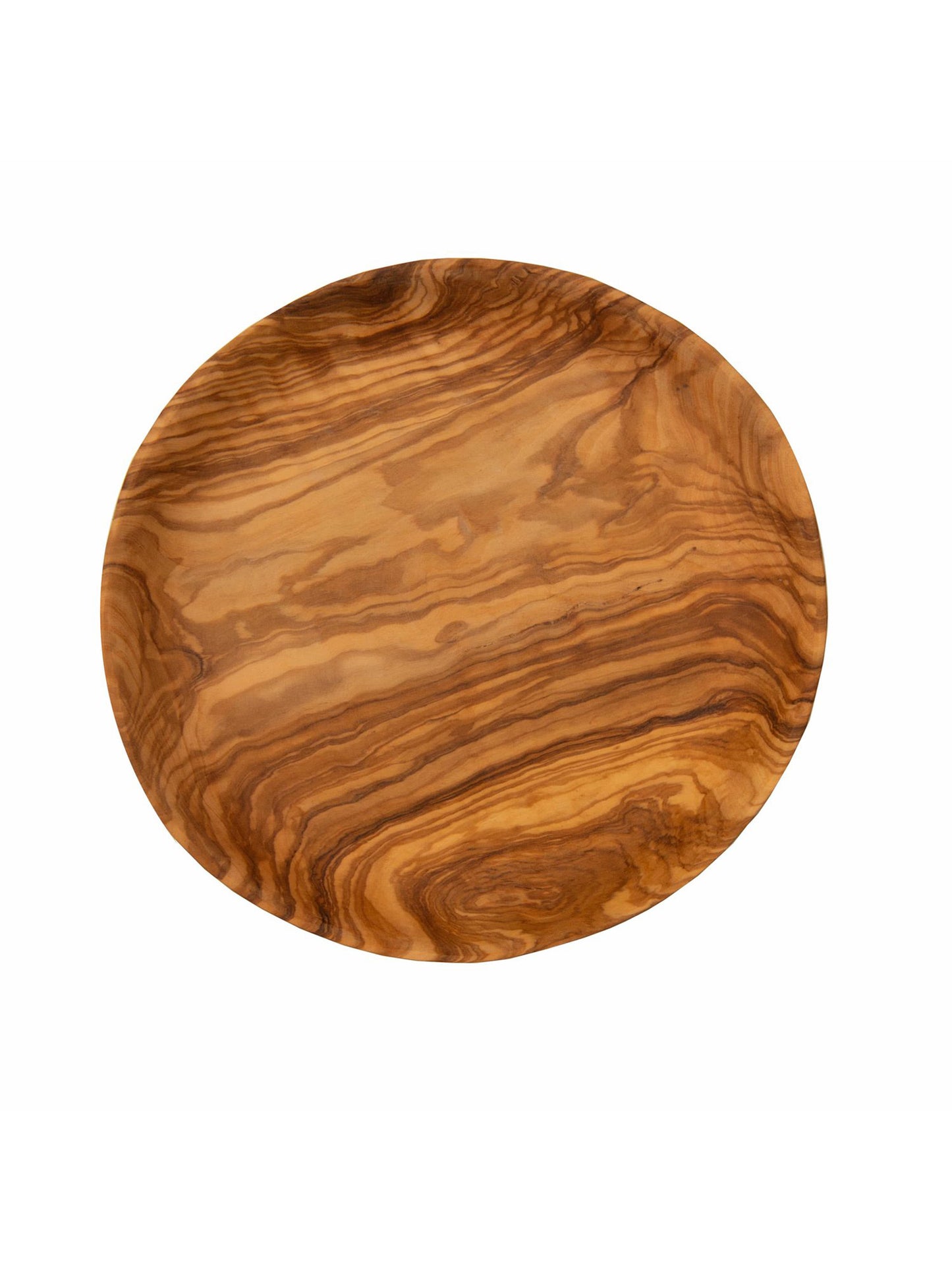 WT Italian Olive Wood Dinner Plate Weston Table