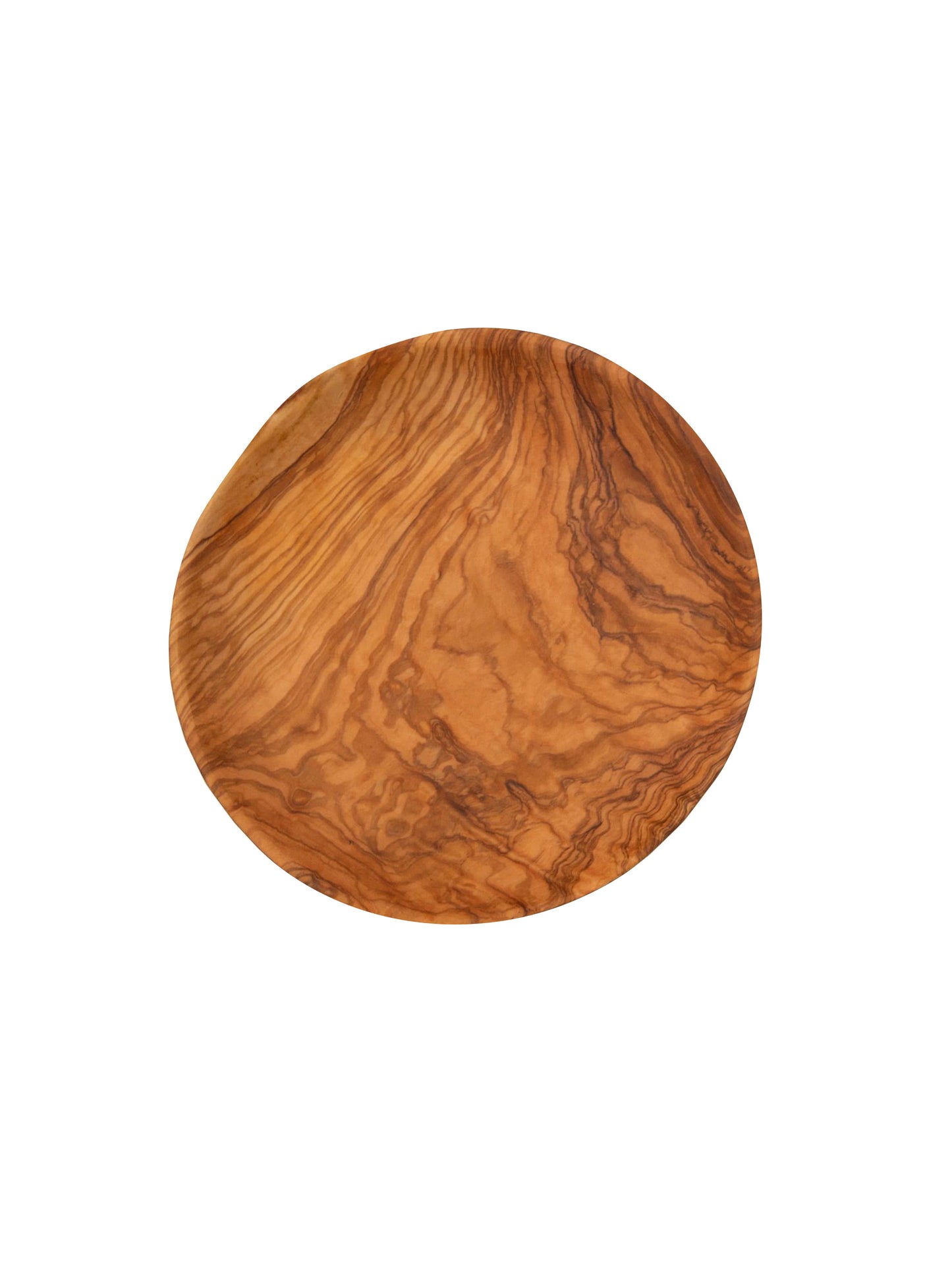 WT Italian Olive Wood Salad Plate Weston Table