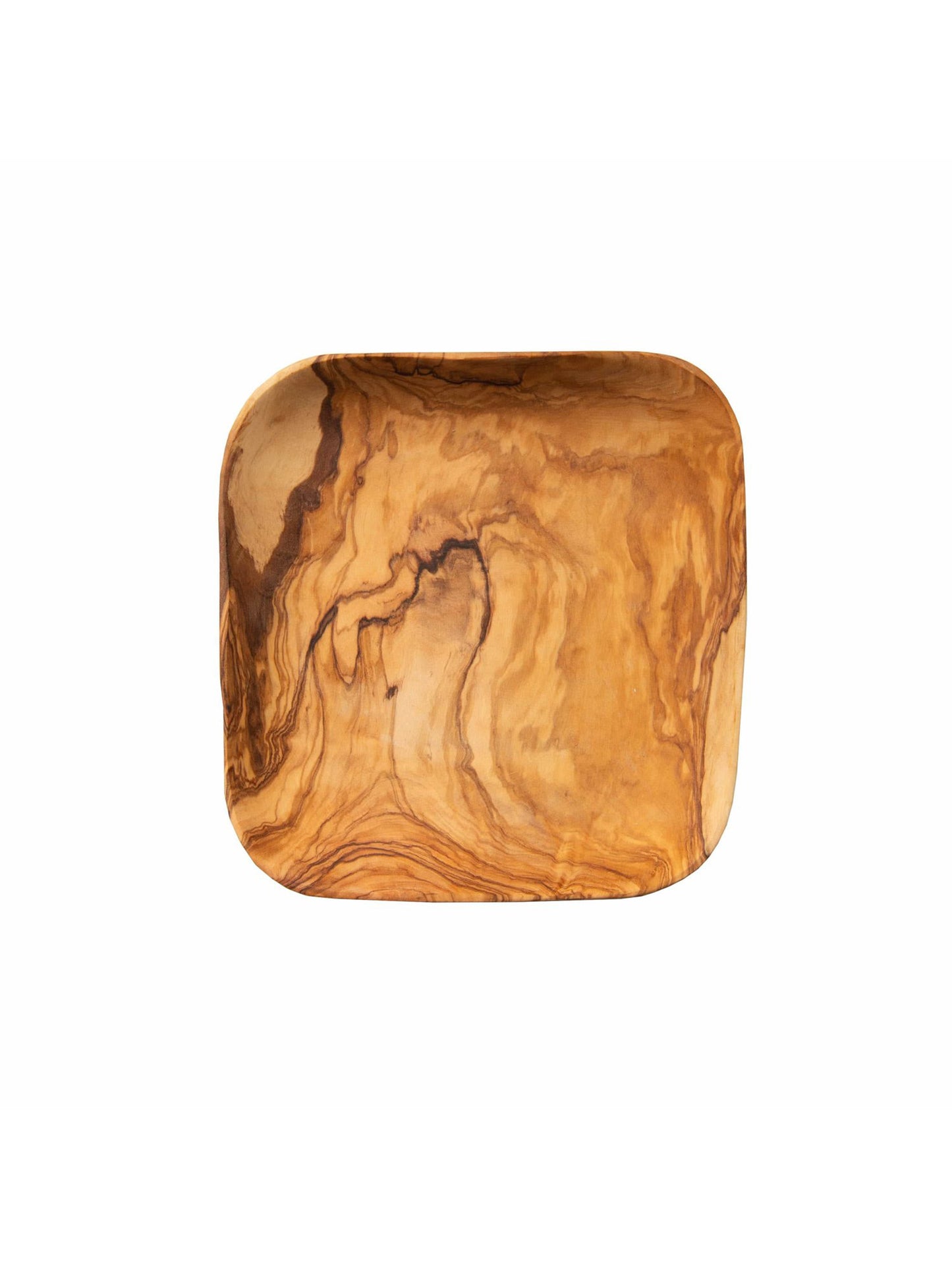 WT Olive Wood Square Wood Dish Weston Table