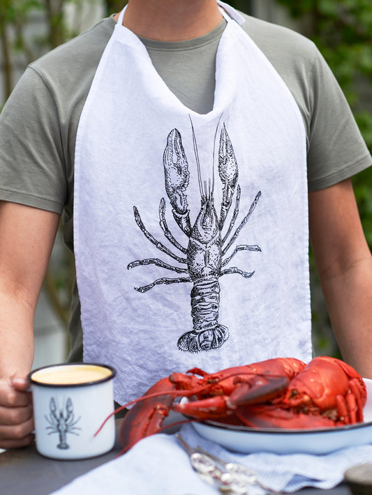 Lobster Linen Bib Weston Table