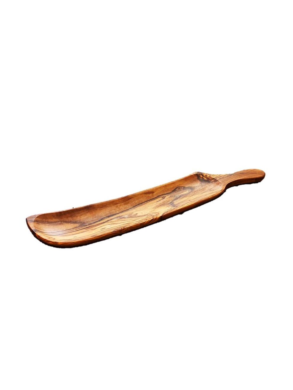 WT Olive Wood Curved Tray Weston Table