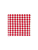 WT Red Gingham Linen Collection Napkins 13 Inch Square Weston Table
