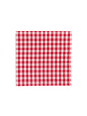 WT Red Gingham Linen Collection Napkins 20 Inch Square Weston Table