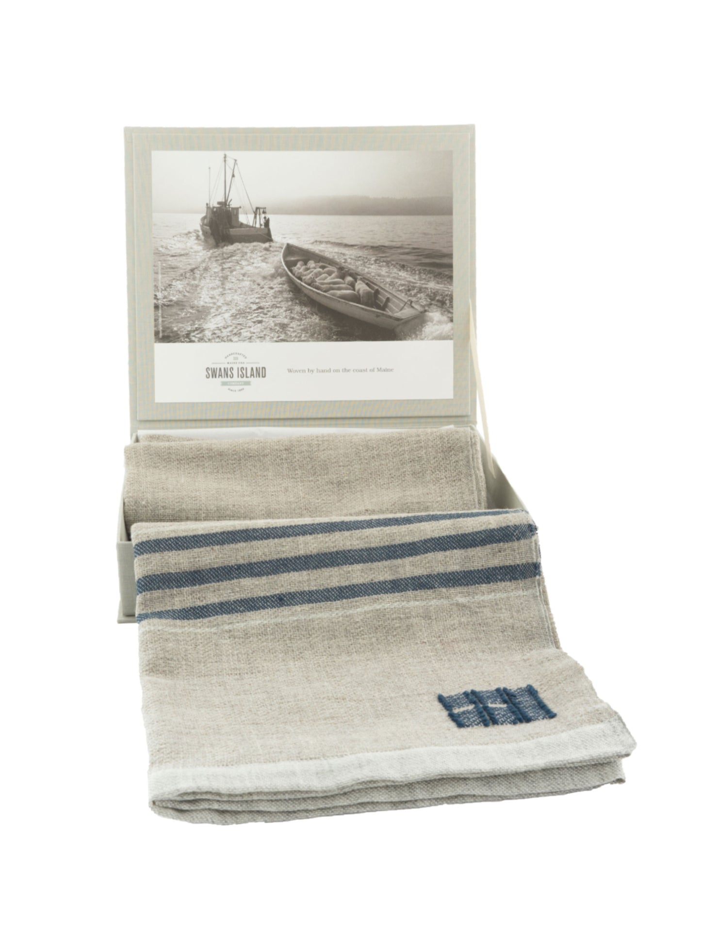 WT Swans Island Corriedale Wool Throw Weston Table