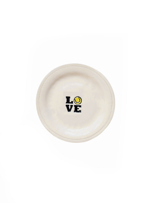 WT Tennis Canapé Plate Love Weston Table