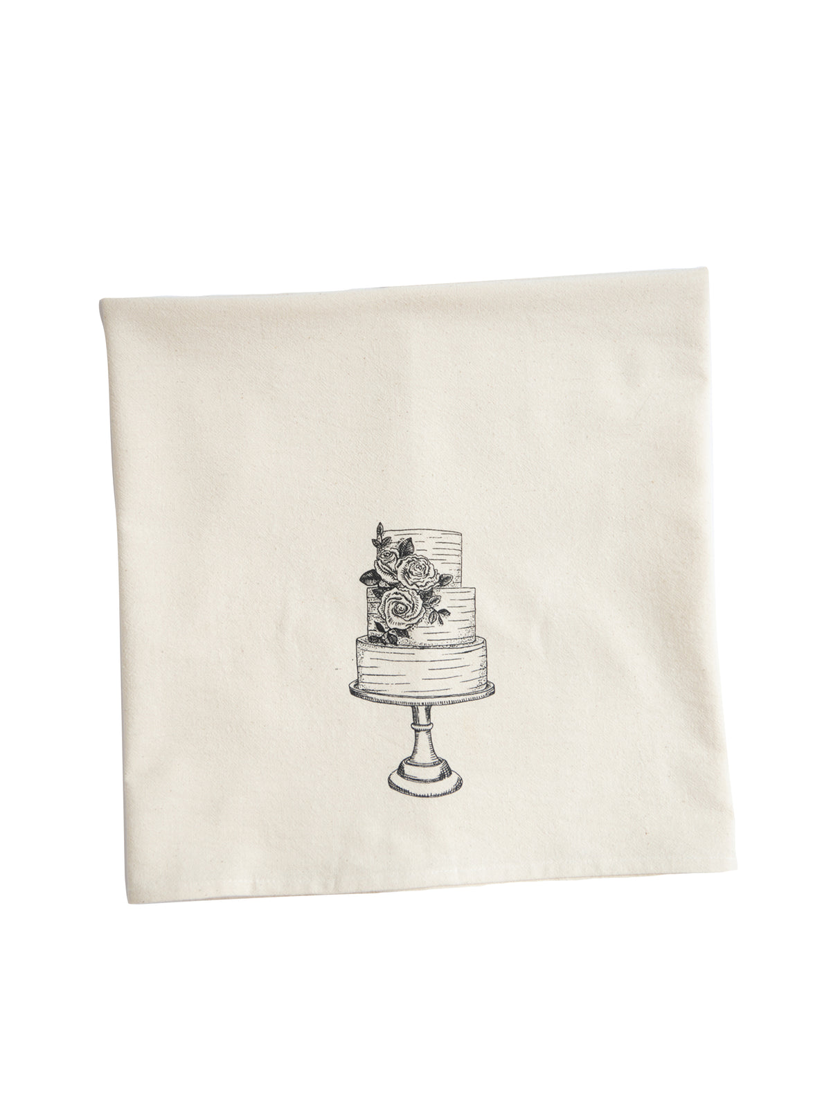 WT Wedding Cake Flour Sack Towel Weston Table