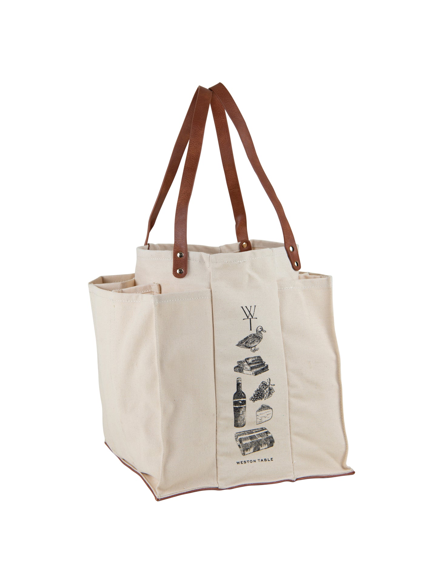 Weston Table Picnic Tote Front Weston Table