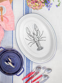 WT Crow Canyon Lobster Oval Tray Weston Table