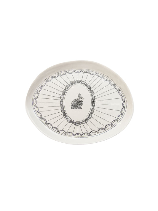 WT x Hope and Mary Large Platter Rabbit Weston Table