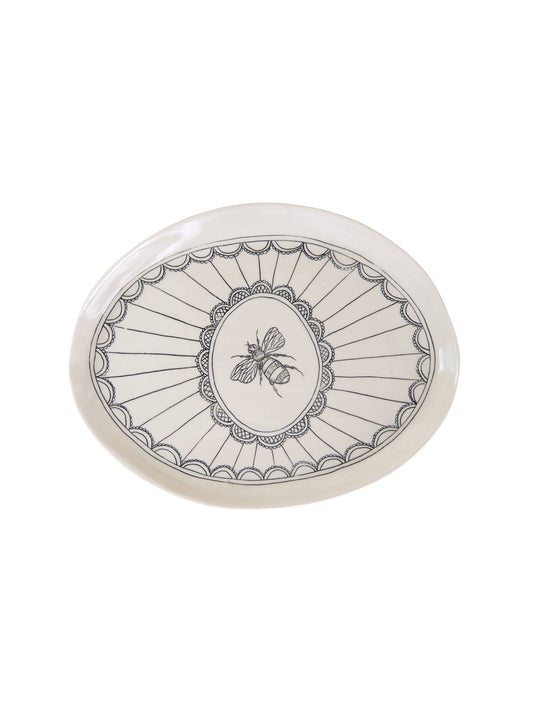 WT x Hope and Mary Large Platter Bee Weston Table