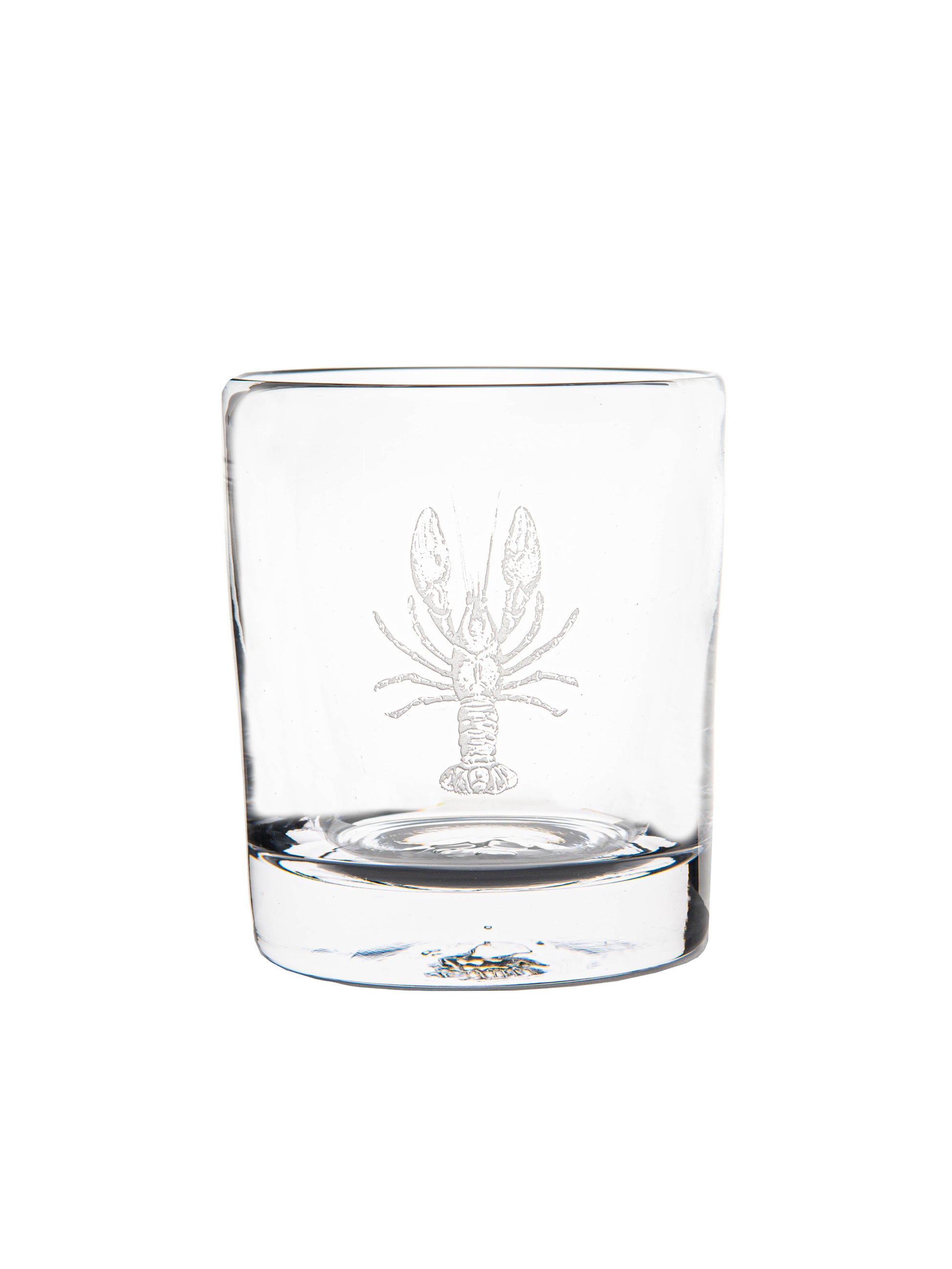 WT x Simon Pearce Lobster Ascutney Double Old-Fashioned Glass Weston Table