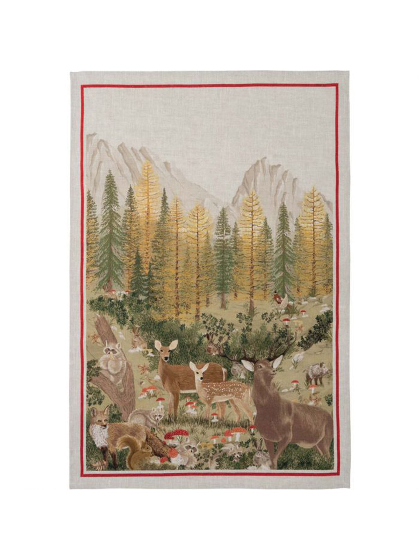 Woodland Deer Kitchen Towel Weston Table