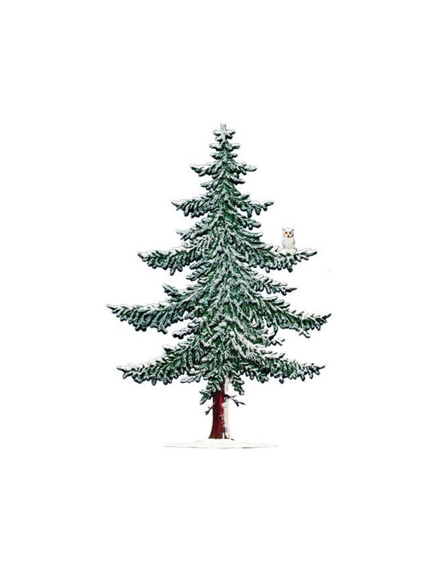Wilhelm Schweizer Pewter Large Winter Pine with Owl Weston Table