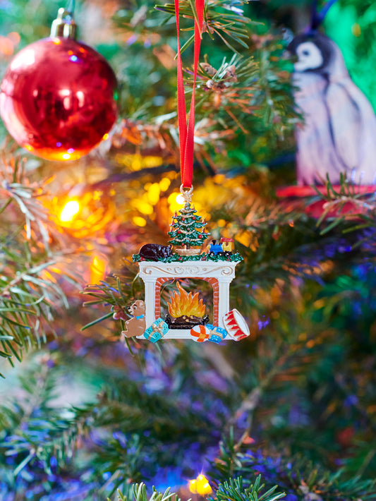 Wilhelm Schweizer Pewter Cozy Fireplace Ornament Weston Table