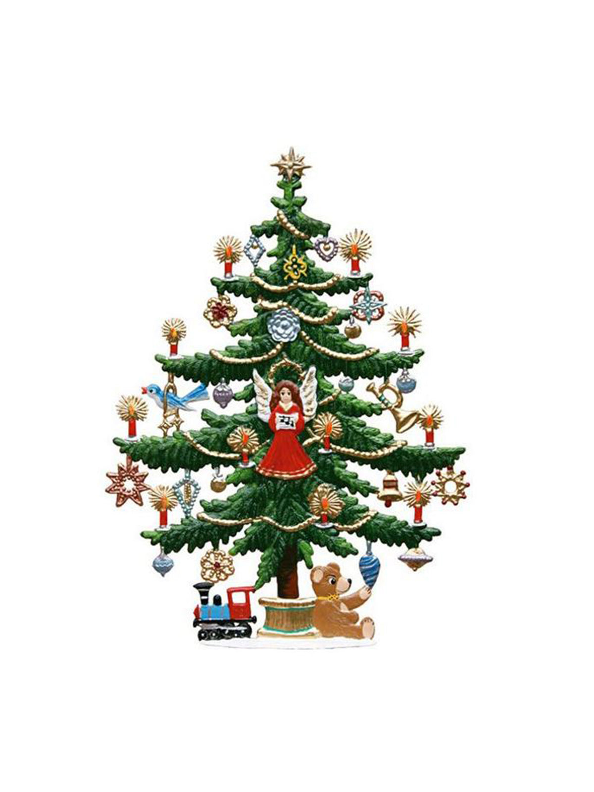 Wilhelm Schweizer Pewter Decorated Christmas Tree Weston Table