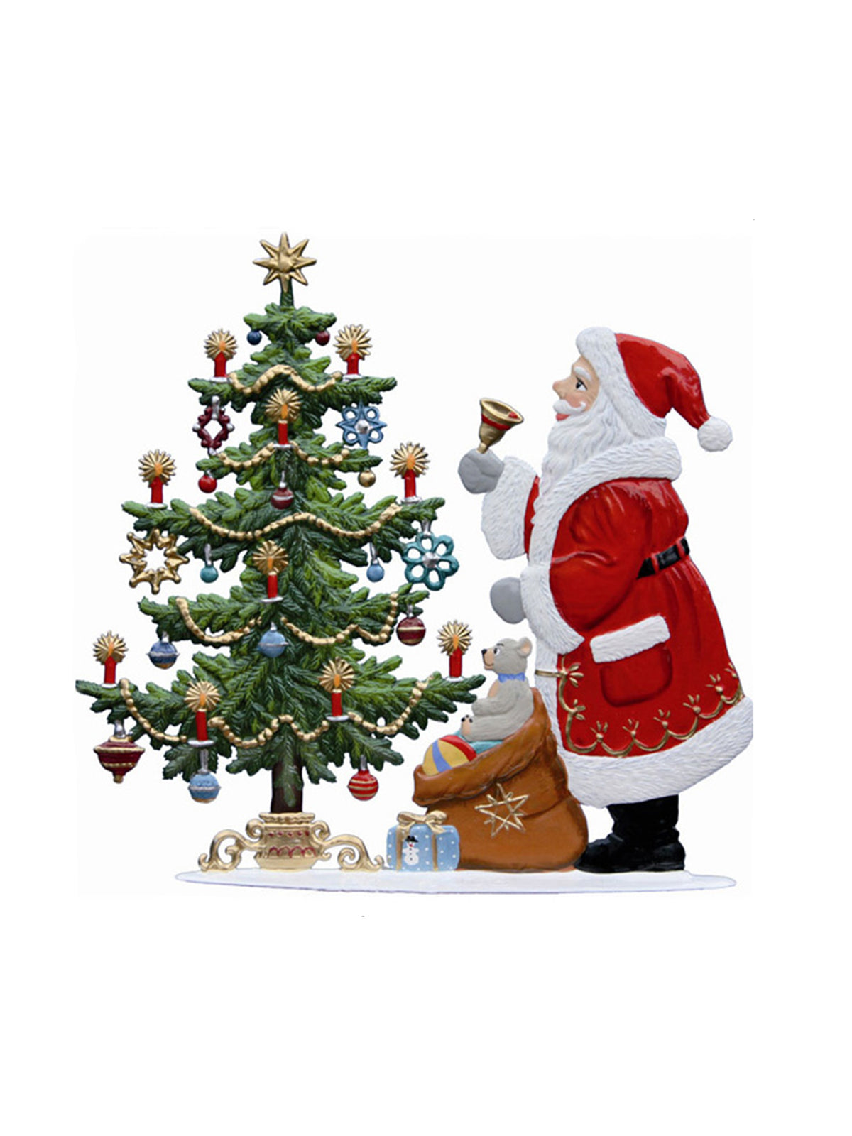Wilhelm Schweizer Pewter Santa's Here! Weston Table
