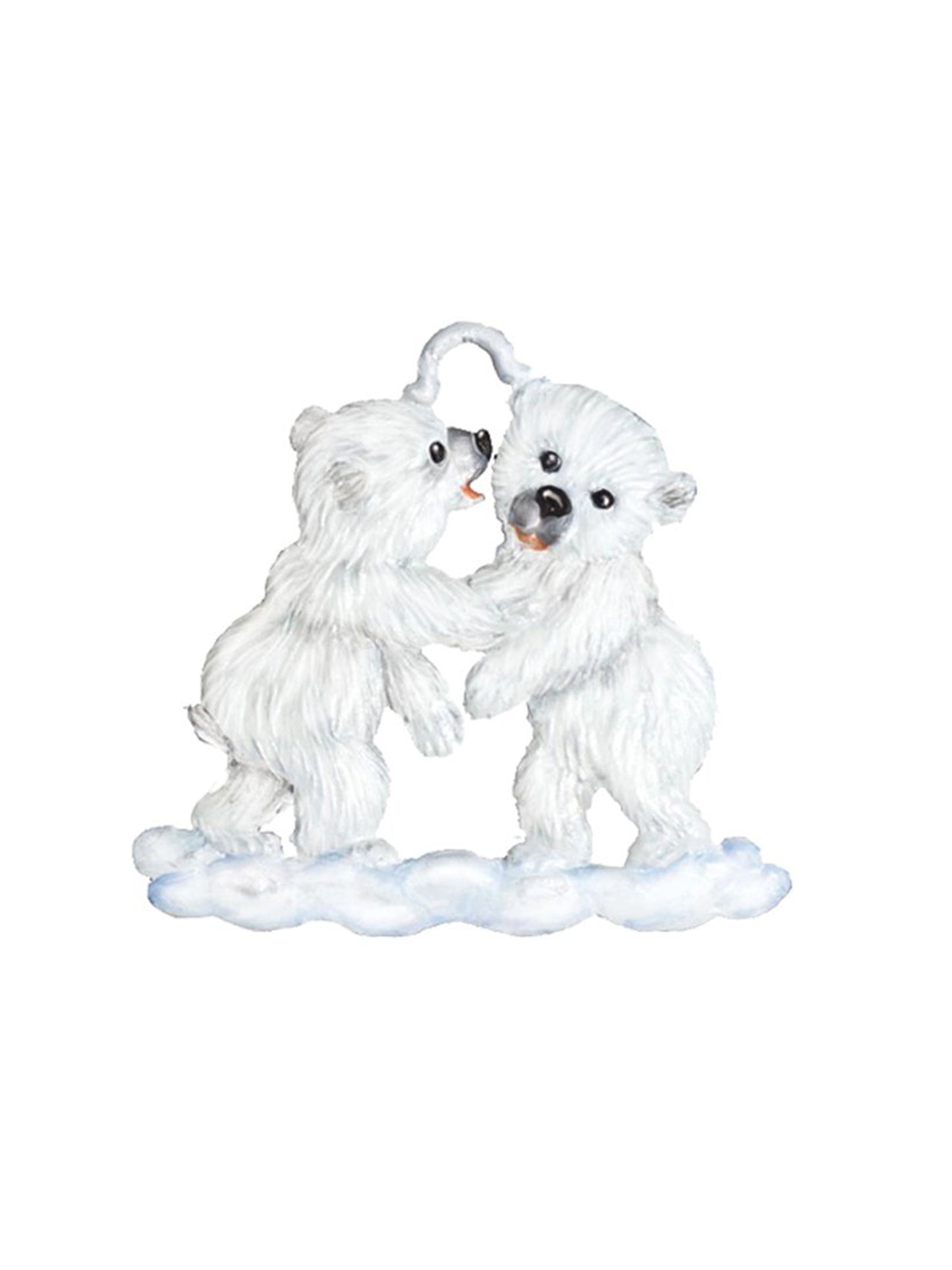 Wilhelm Schweizer Pewter Polar Bear Twins Ornament Weston Table