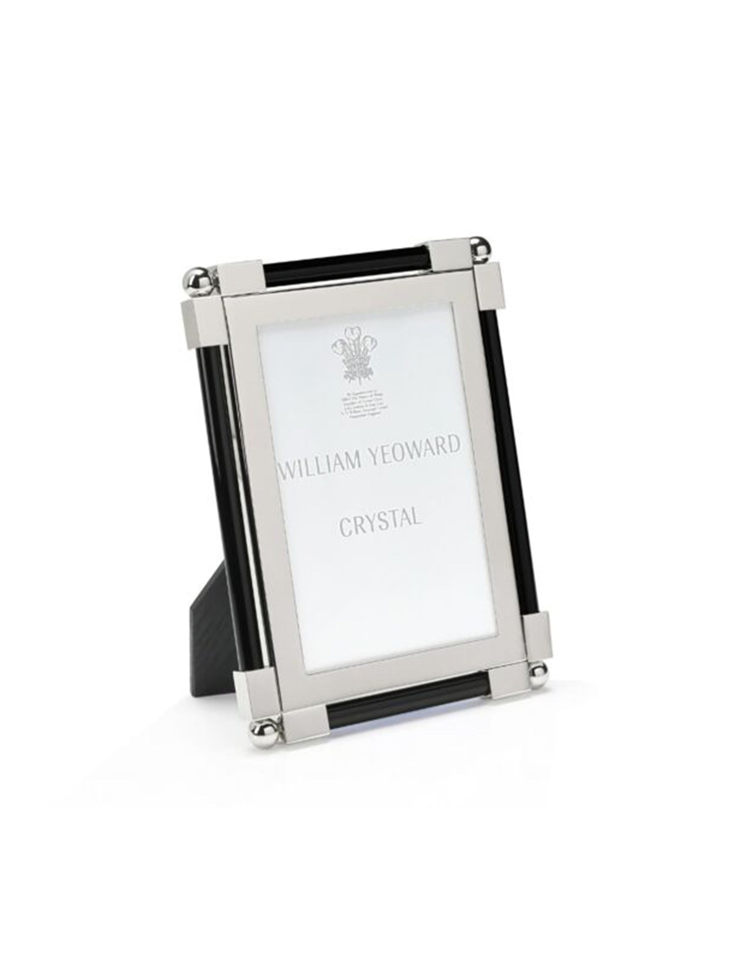 William Yeoward Crystal Classic Black Photo Frame 4 x 6 Weston Table