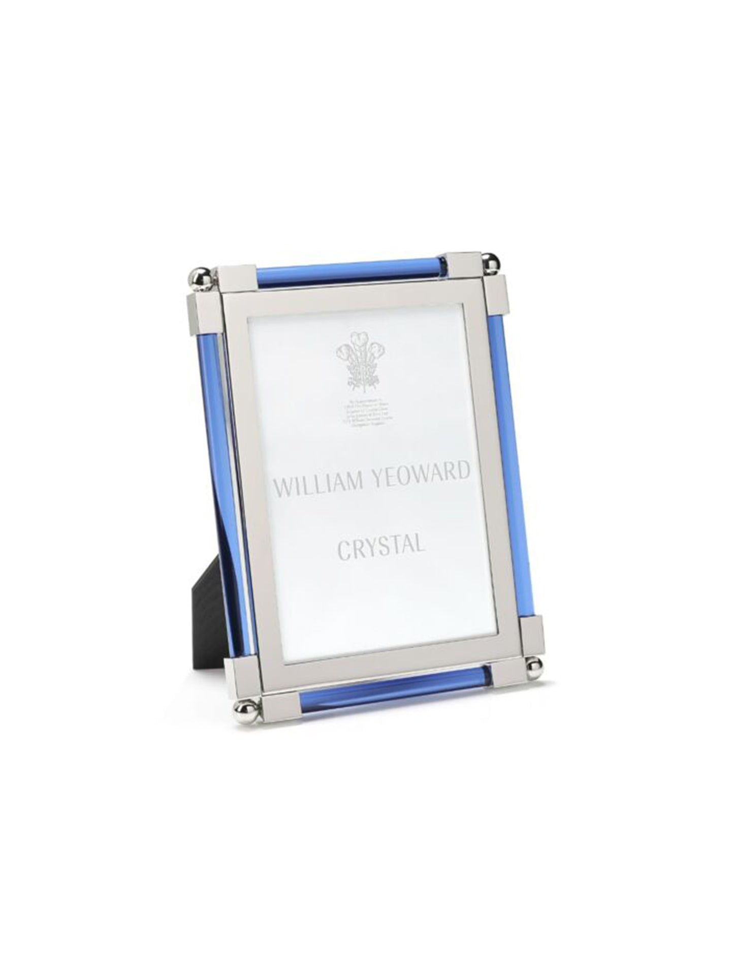 William Yeoward Crystal Classic Blue Photo Frame 5 x 7 Weston Table