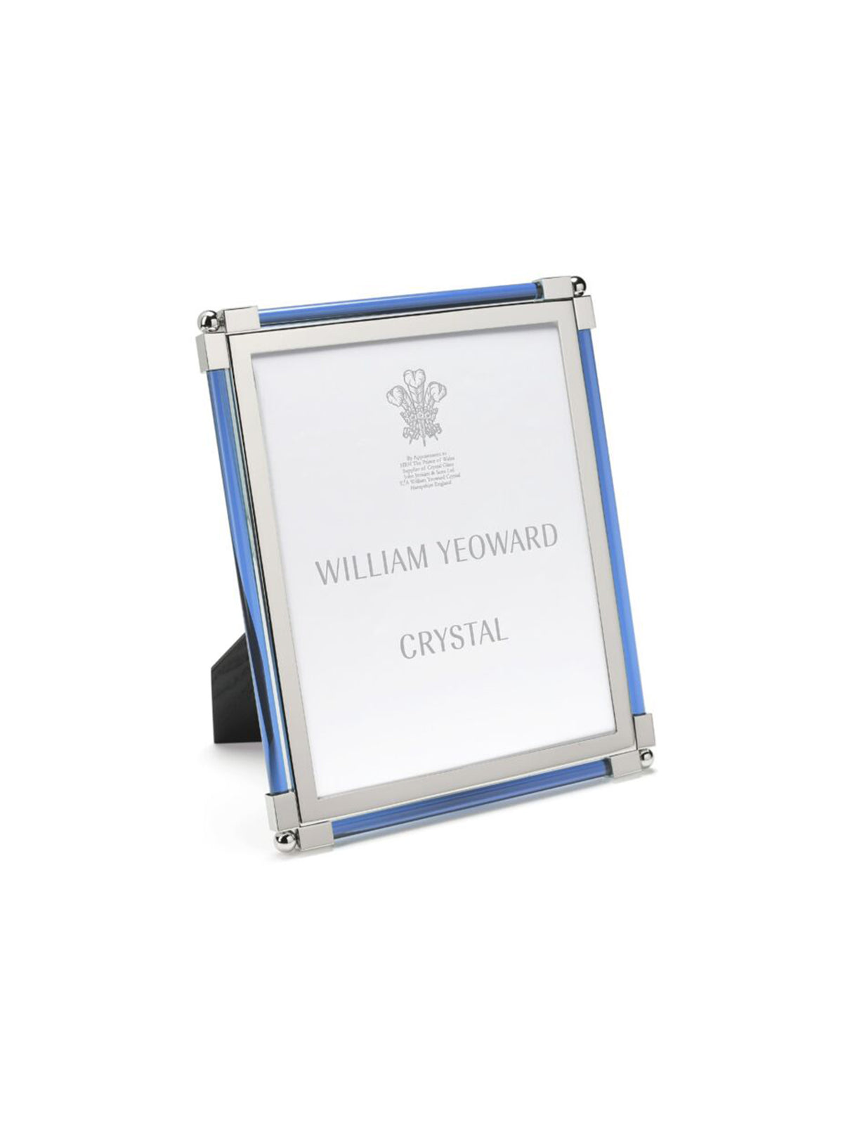 William Yeoward Crystal Classic Blue Photo Frame 8 x 10 Weston Table