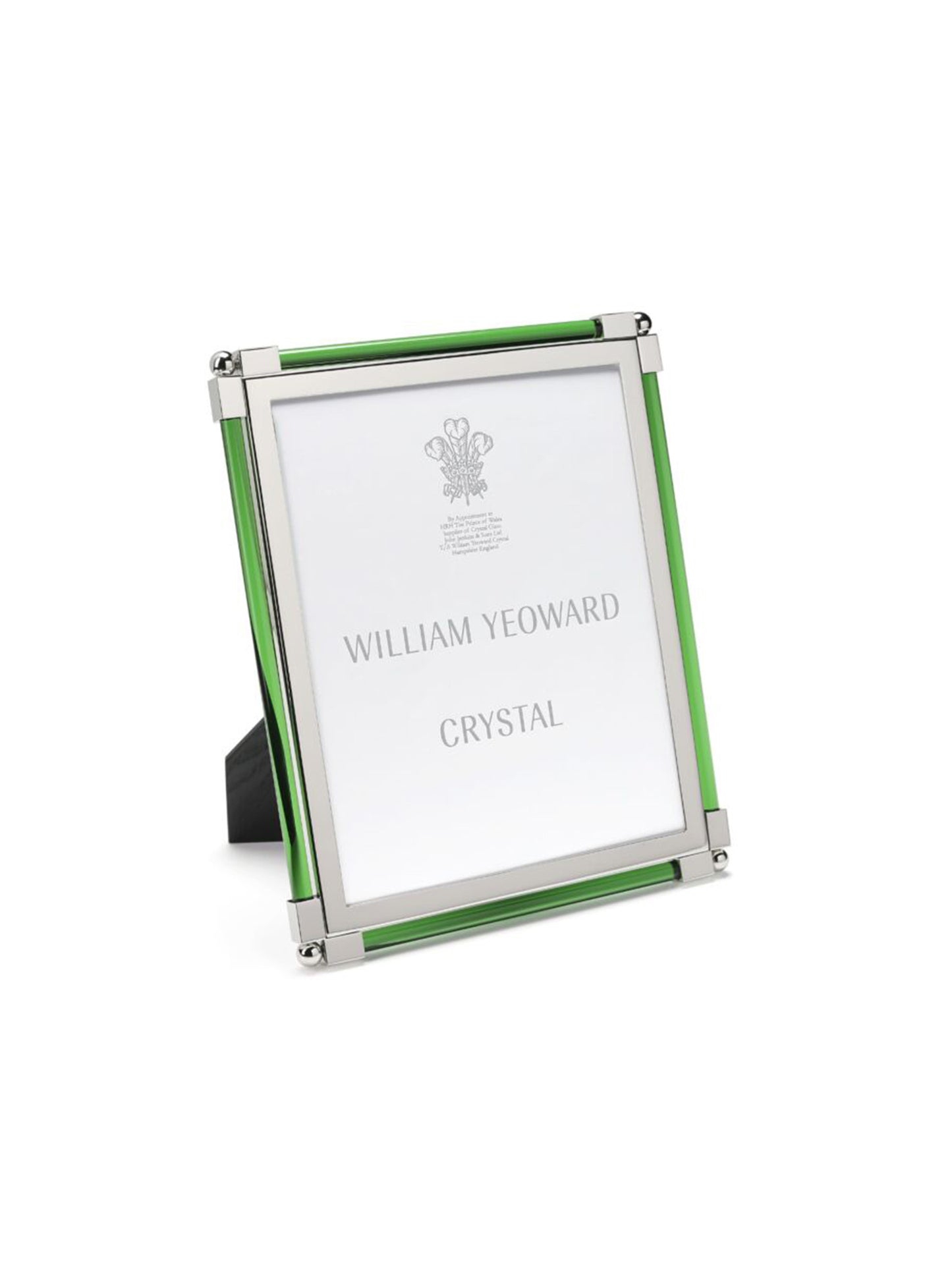 William Yeoward Crystal Classic Green Photo Frame 8 x 10 Weston Table