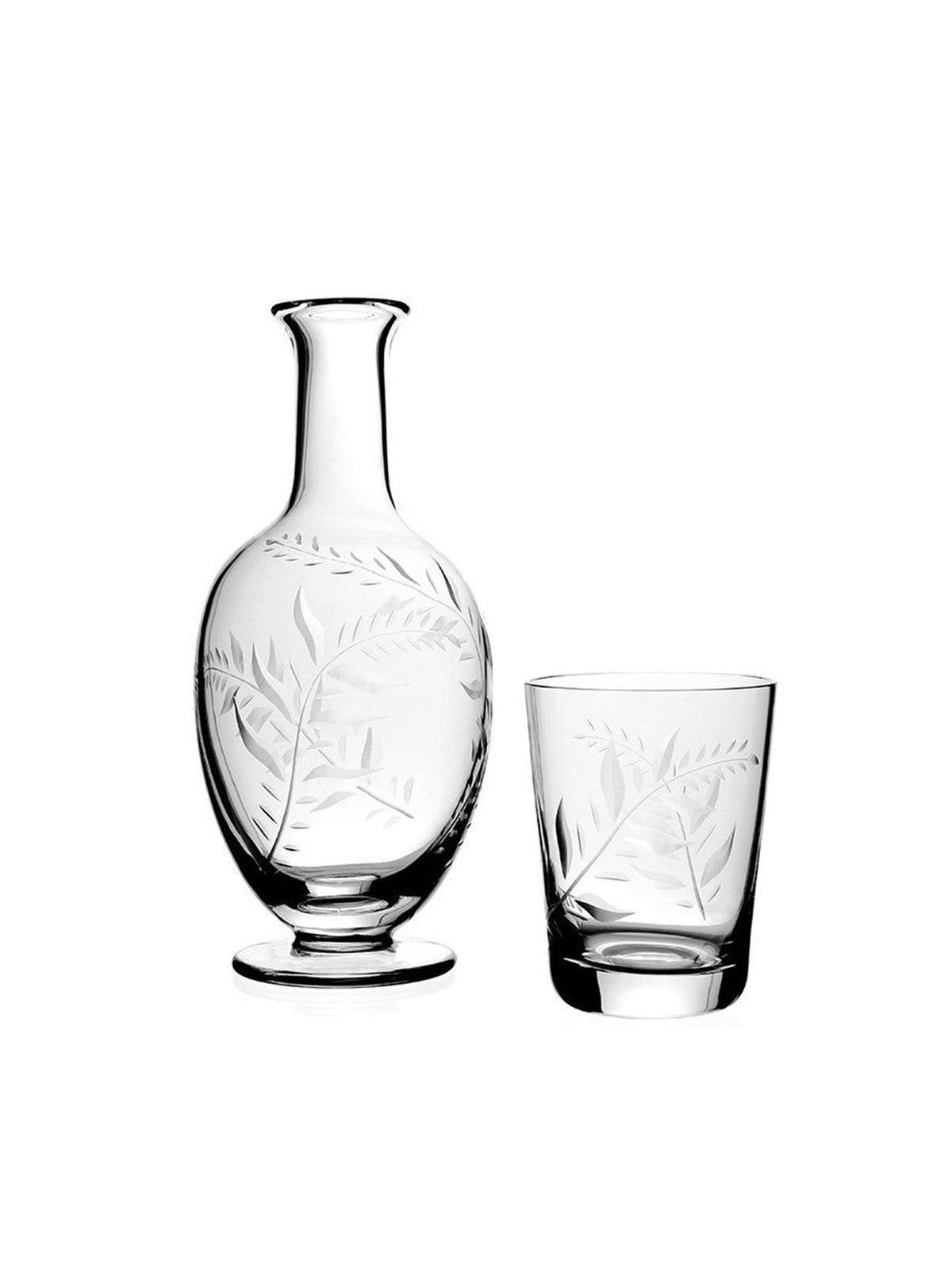 William Yeoward Crystal Jasmine Bedside Carafe & Tumbler Weston Table