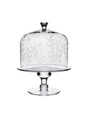 William Yeoward Crystal Fern Cake Dome and Stand