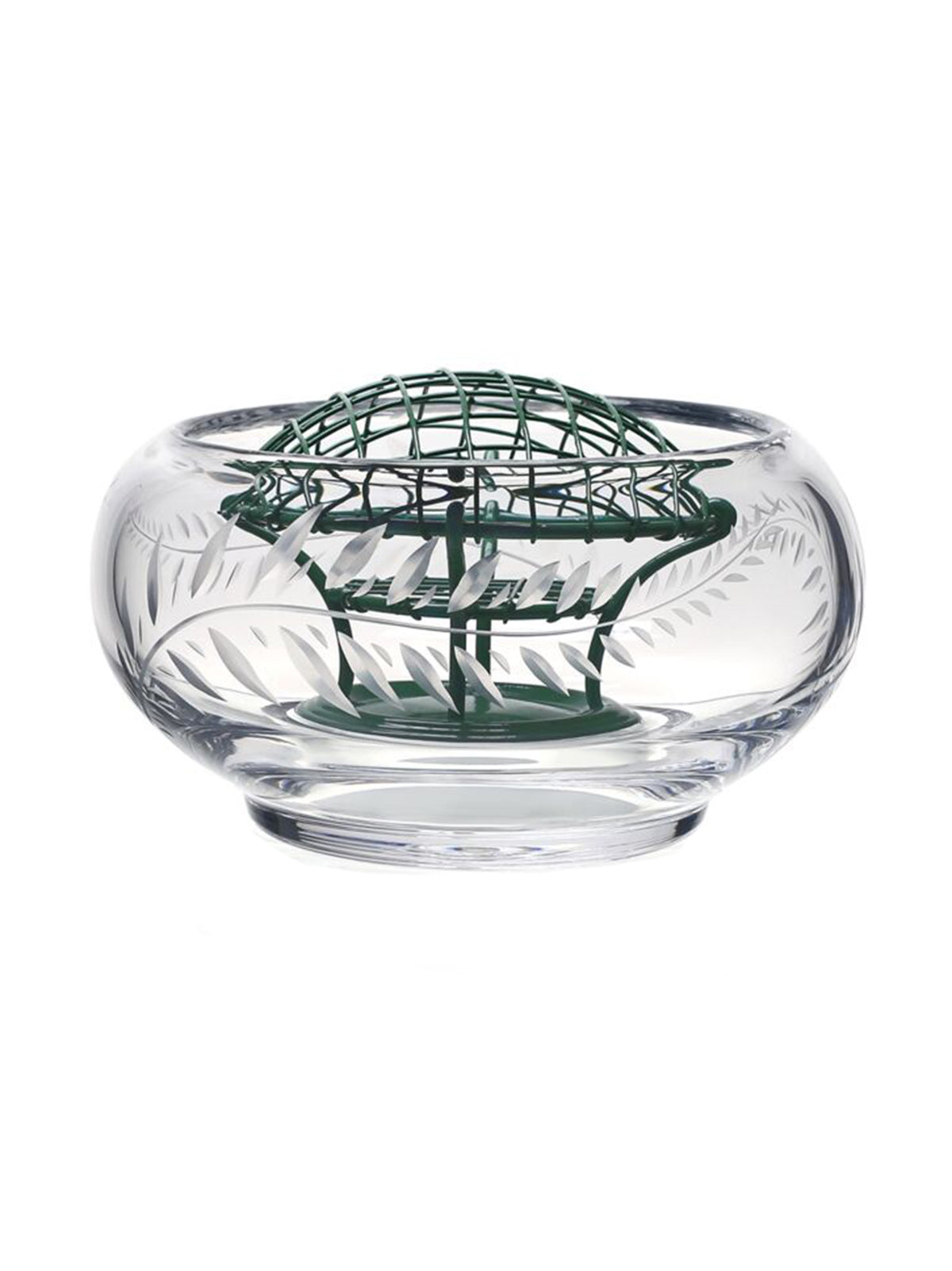 William Yeoward Crystal Jasmine Rose Bowl & Wire Weston Table