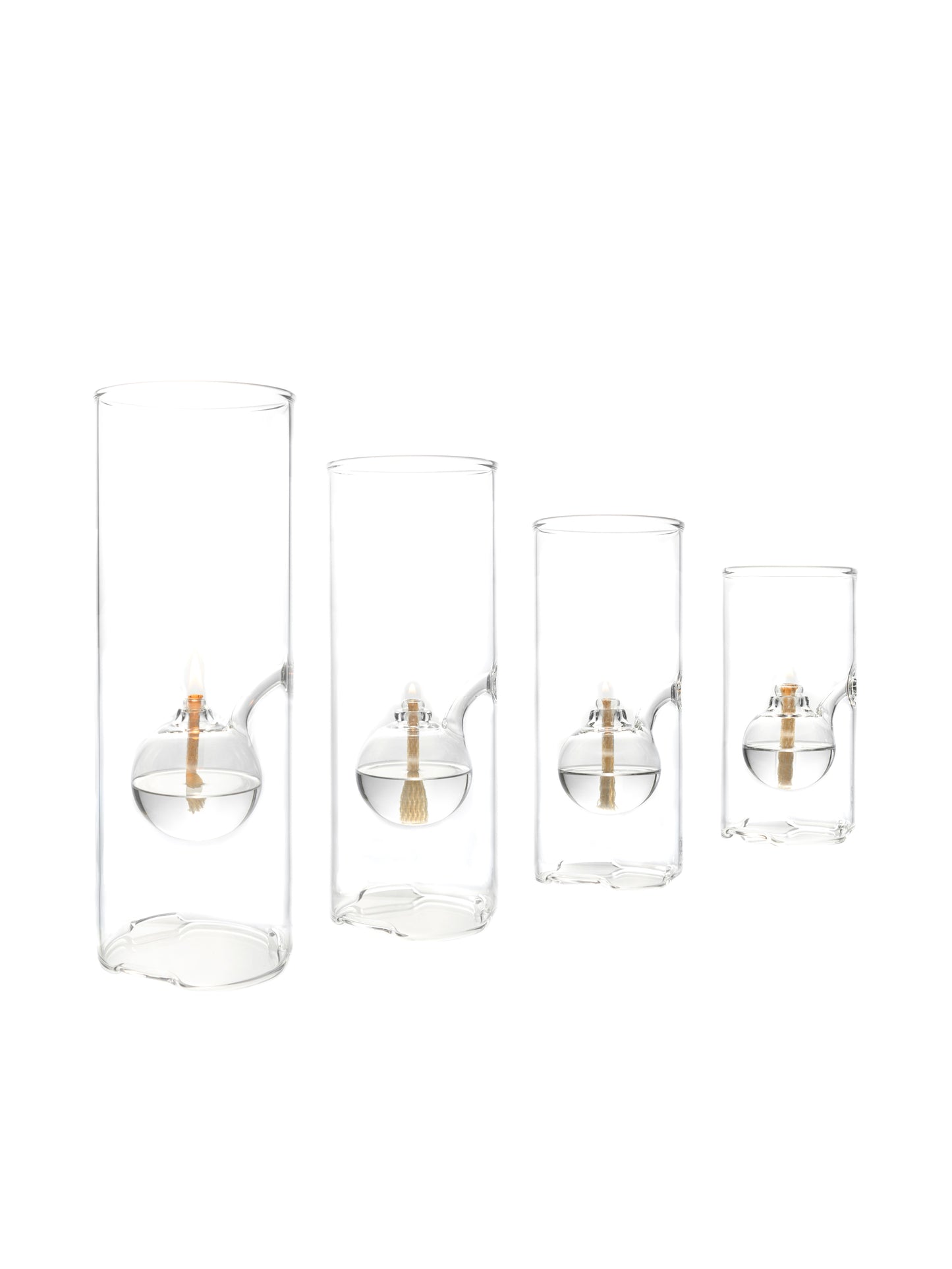 Wolfard Glassblowing Classic Oil Lamp Weston Table