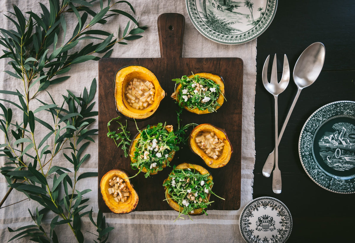 Acorn Squash, Arugula, and Maple Cider Vinaigrette | Weston Table