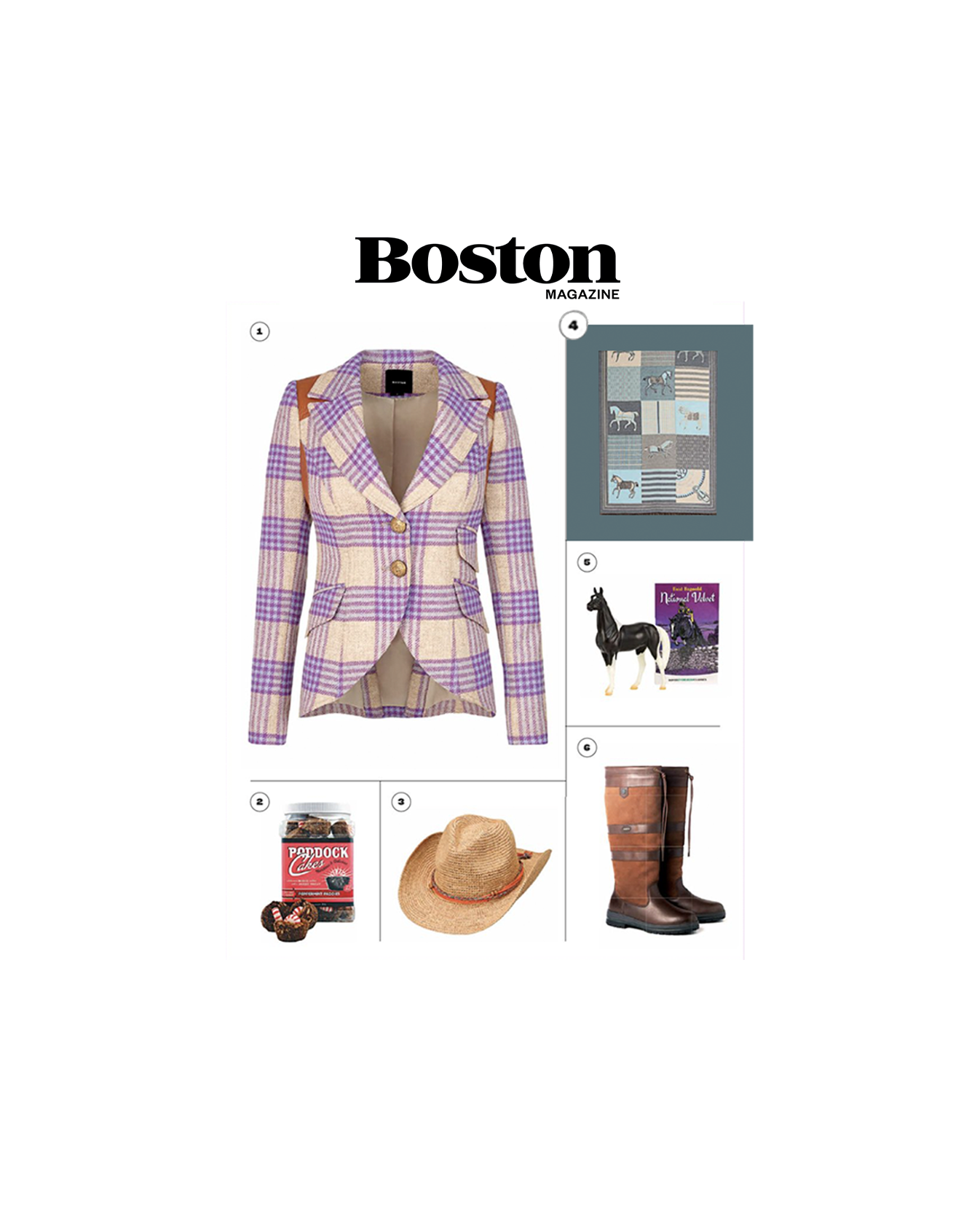 Boston Magazine Christy Cashman’s Equestrian Grab Bag