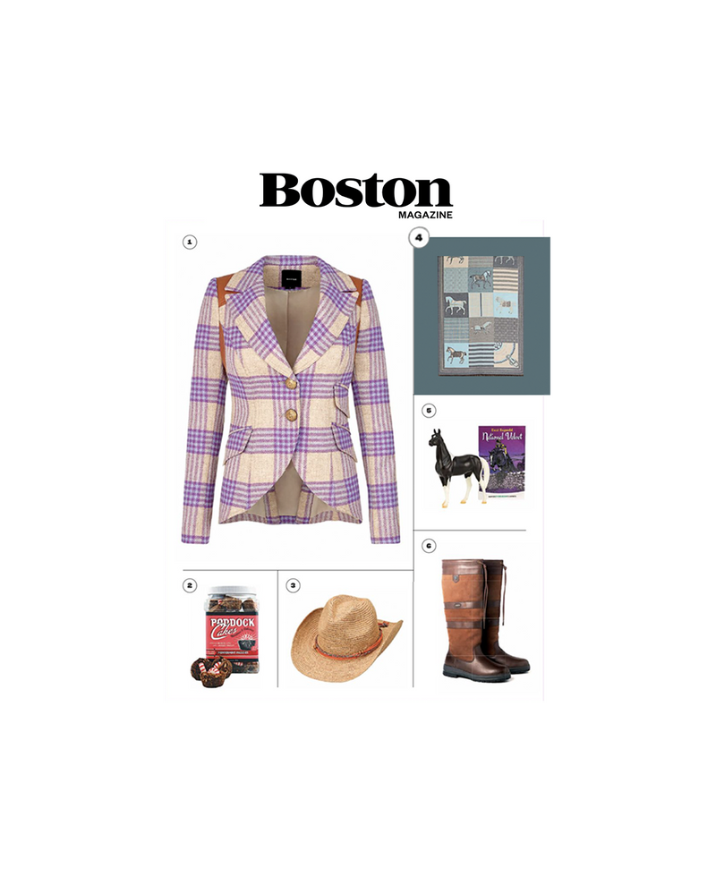 Boston Magazine: Christy Cashman’s Equestrian Grab Bag