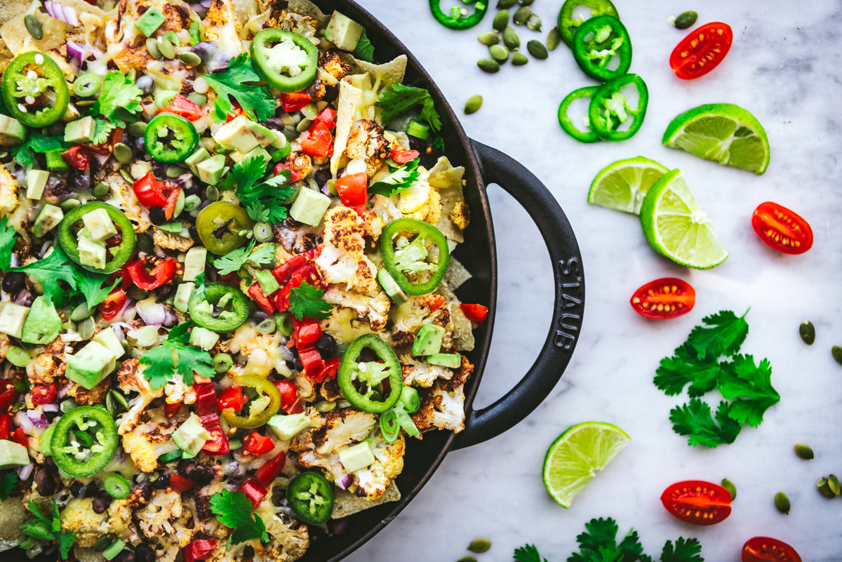 Cauliflower Nachos with Pickled Jalapeños | Weston Table
