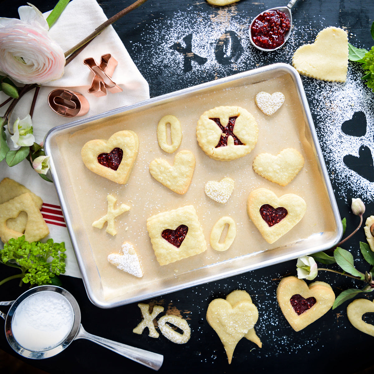 Raspberry Linzer Cookies Recipe|Weston Table