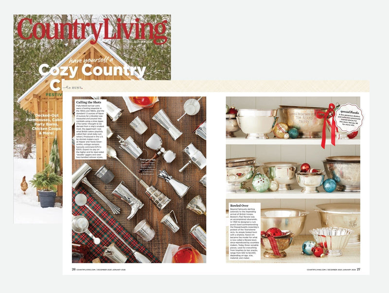 Vintage Silver as Seen in Country Living Holiday 2025