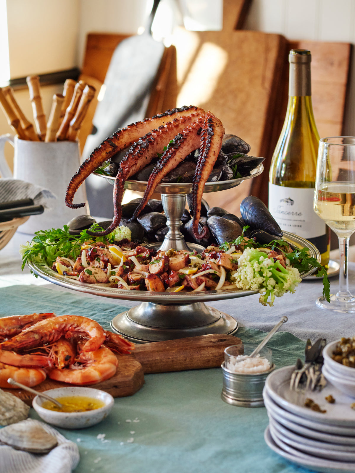 Char Grilled Drunken Spanish Octopus|Weston Table