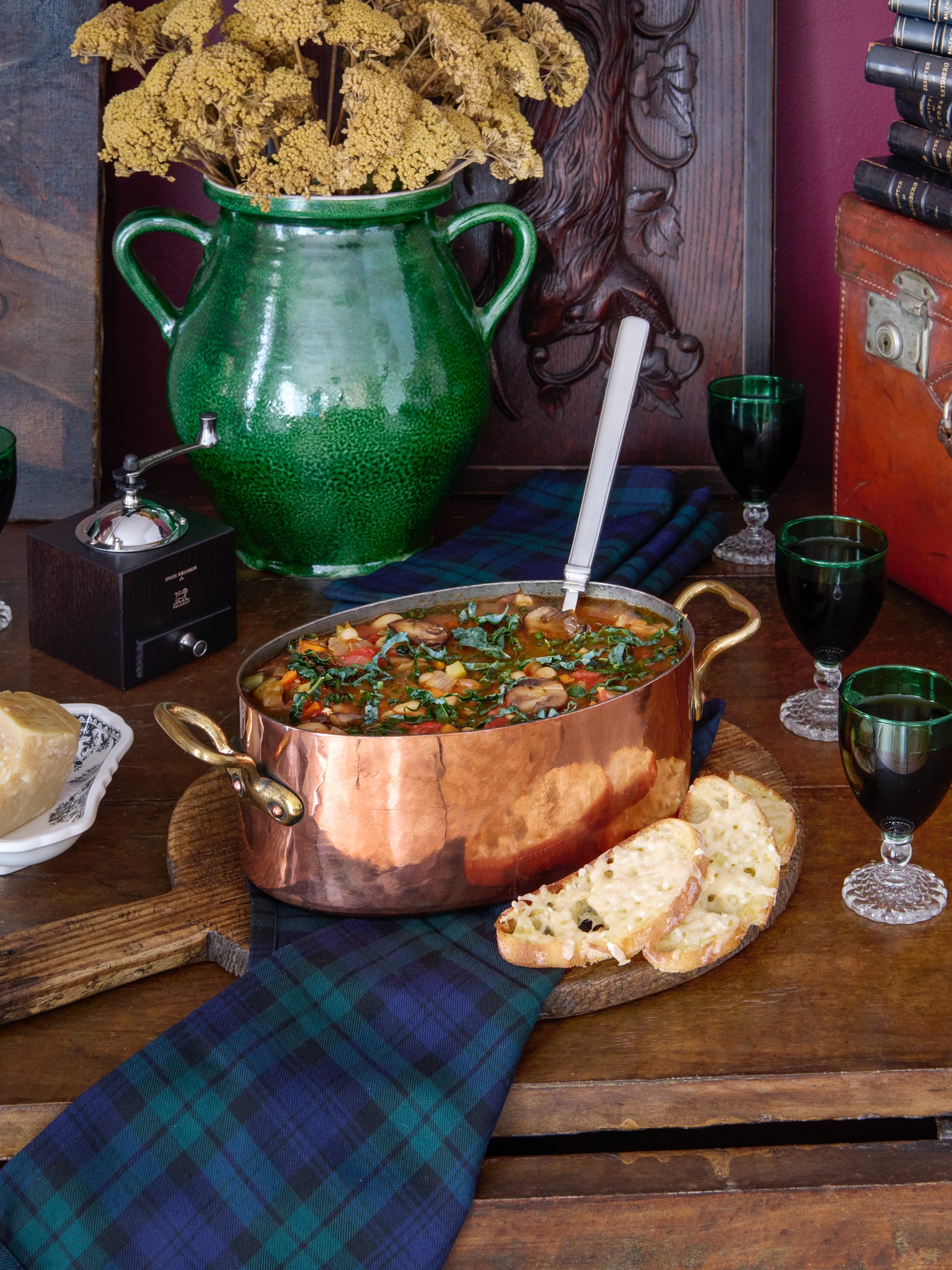 Kale. Minestrone with Cannellini Beans|Weston Table