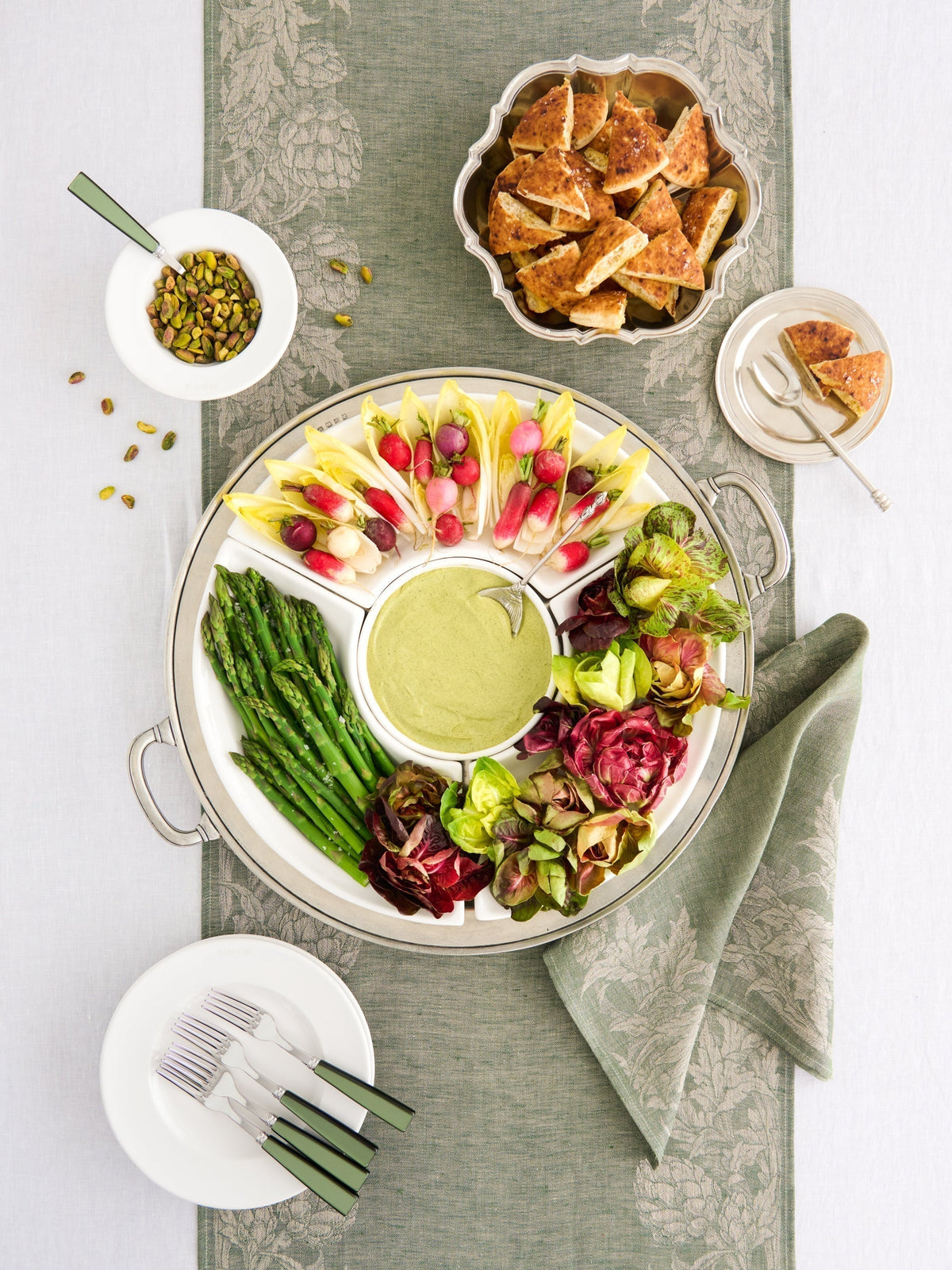 Mint and Pistachio Whipped Feta|Weston Table