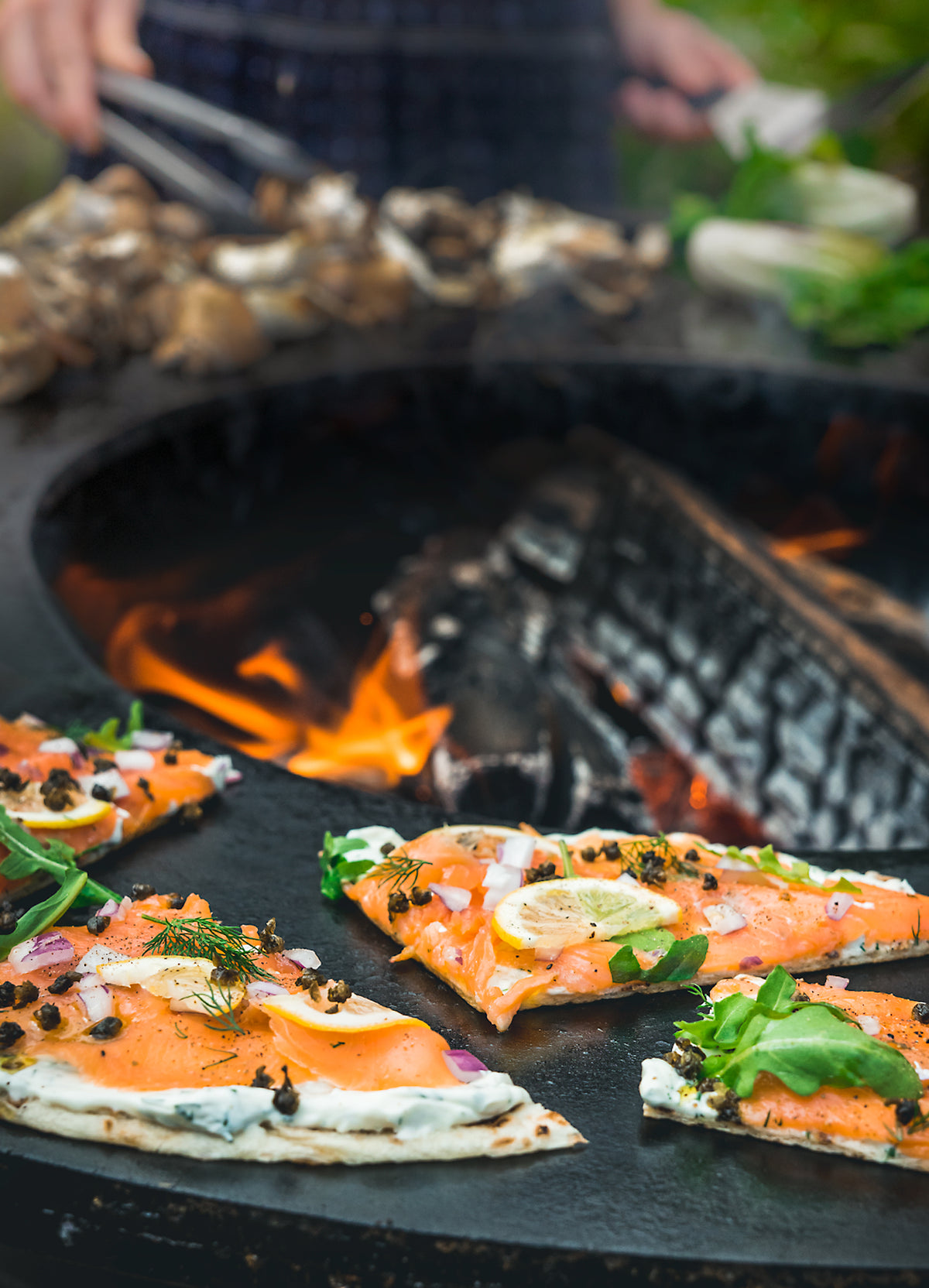 OFYR Atlantic Smoked Salmon Flatbread