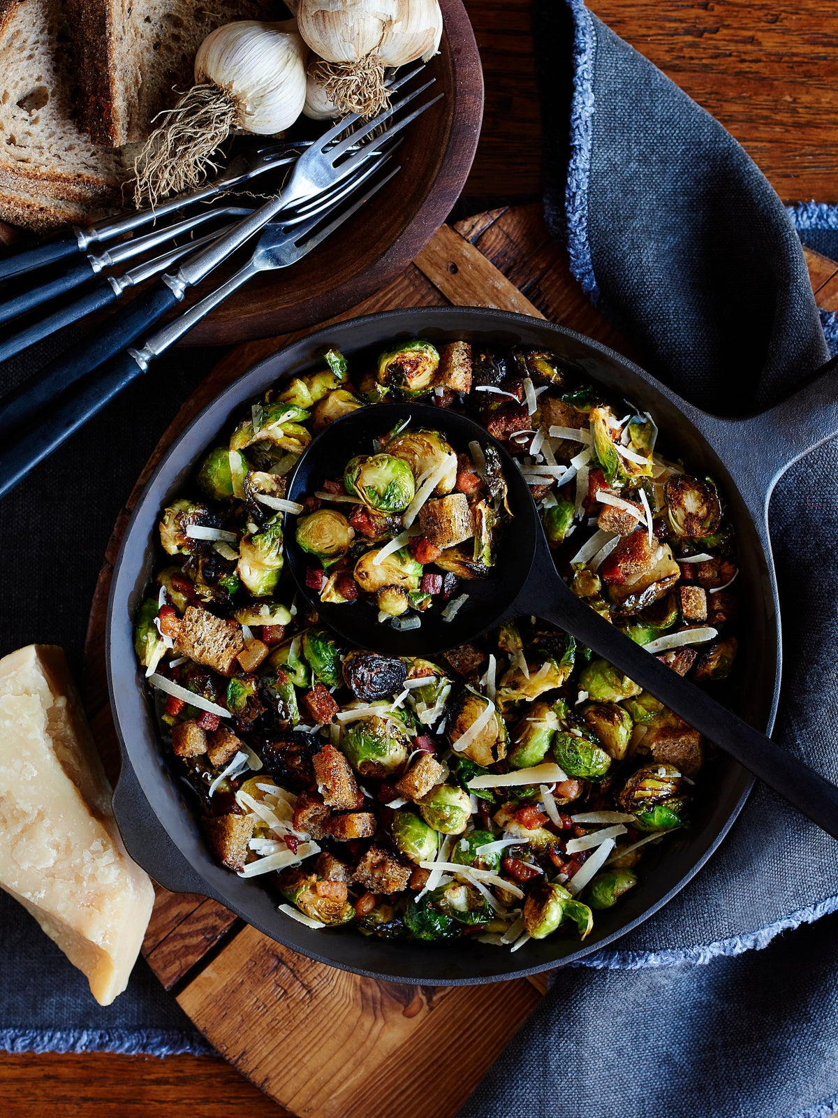 OFYR Caesar Brussels with Rye Croutons & Pancetta|Weston Table