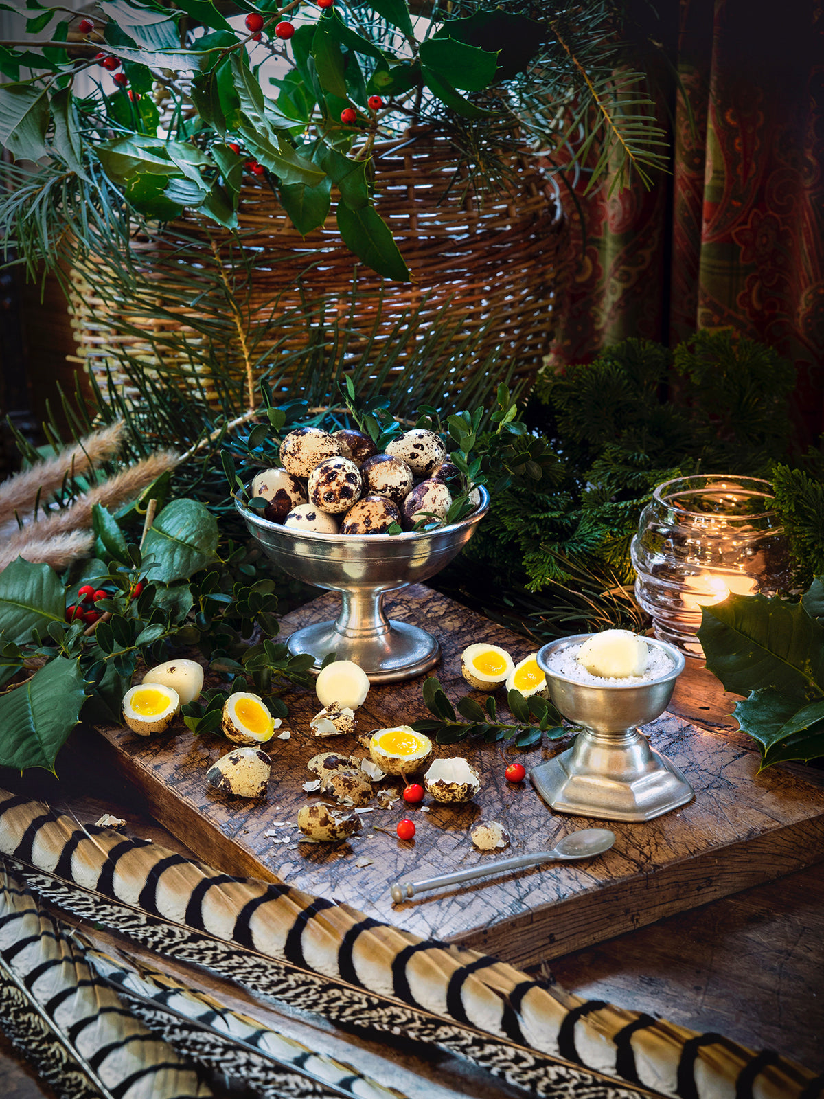 Quail Eggs with Truffle Salt | Weston Table