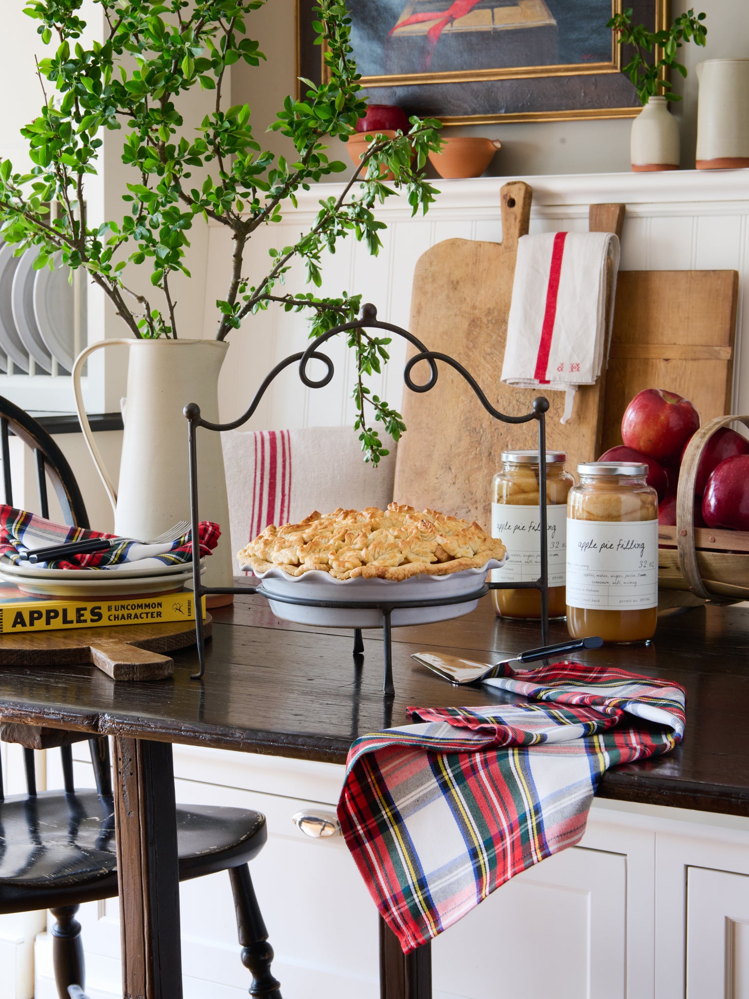 Stone Hollow Farmstead Leaf Crust Apple Pie|Weston Table