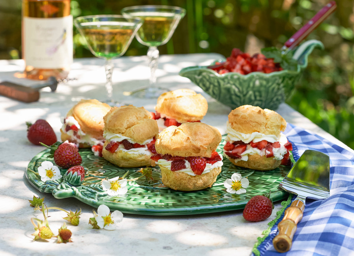 Strawberry Basil Shortcakes|Weston Table