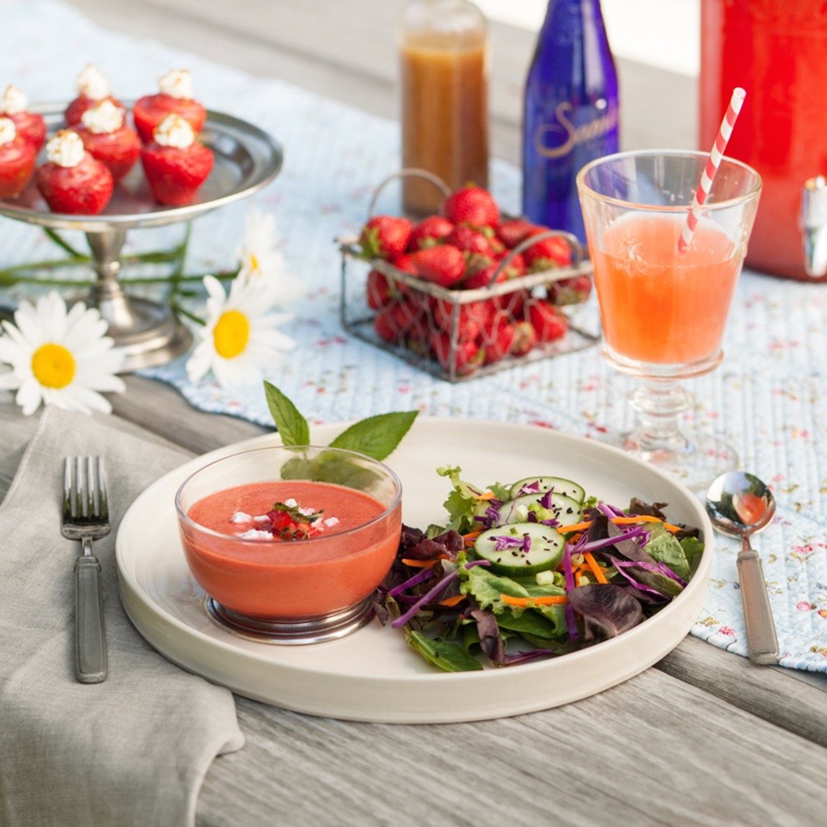 Strawberry Tomato Gazpacho | Weston Table