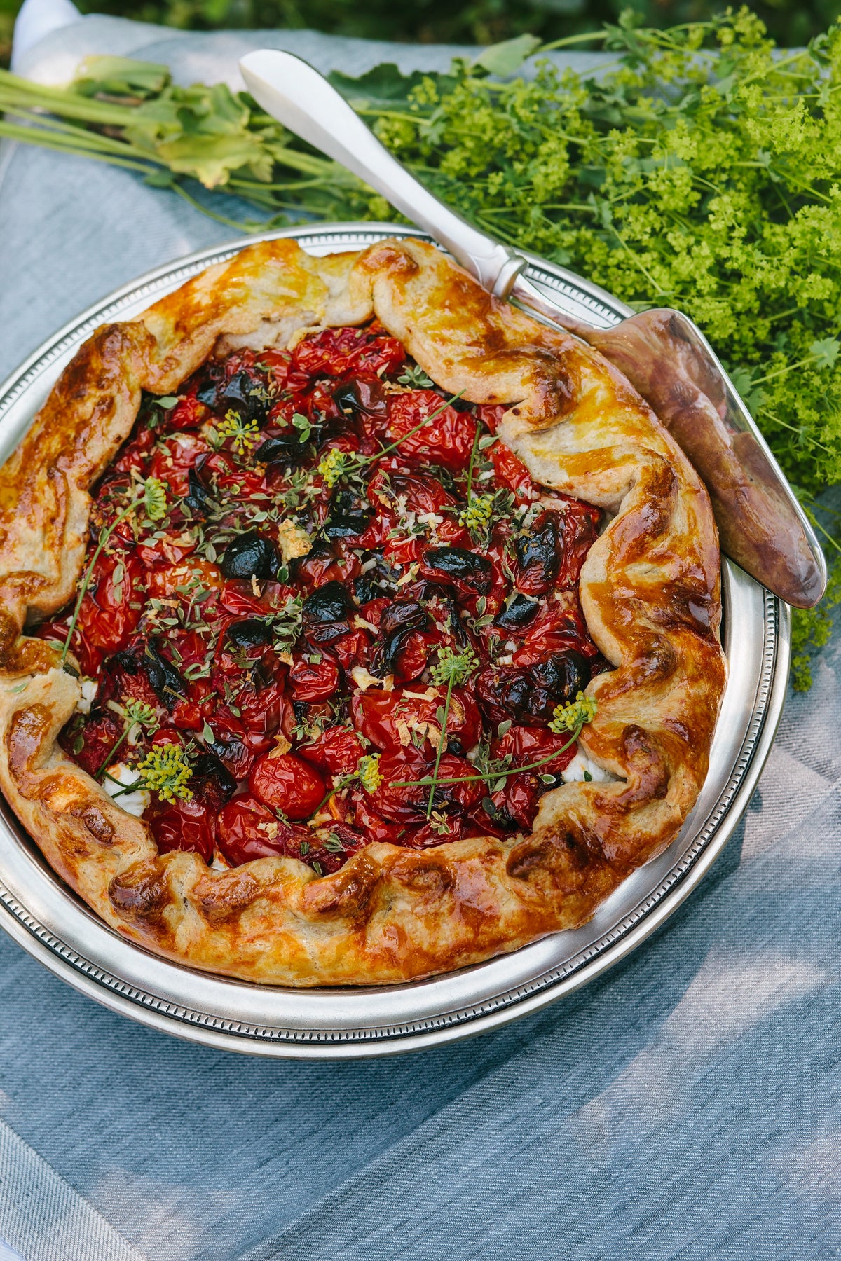 Tomato Galette with Goat Cheese | Weston Table