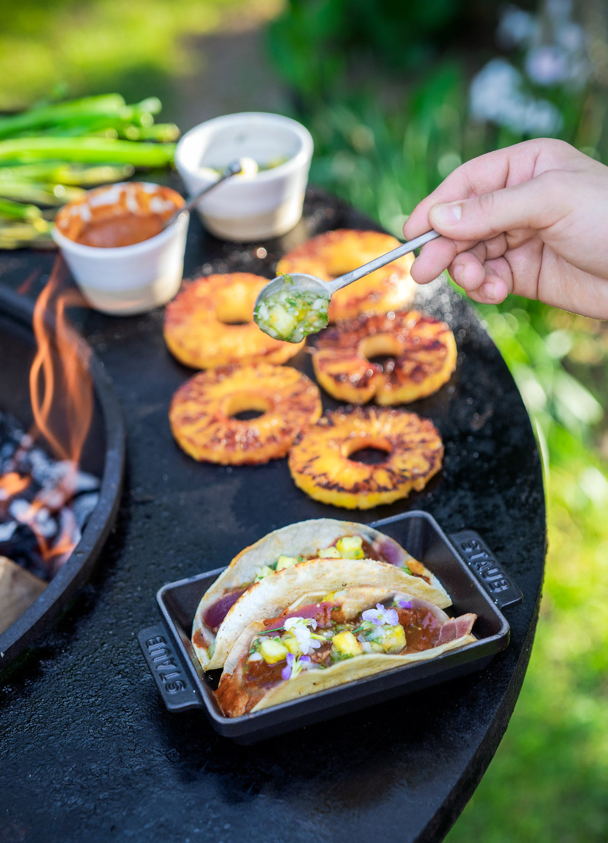 Tuna 'Al Pastor' Tacos with Pineapple Jalapeño Salsa|Weston Table