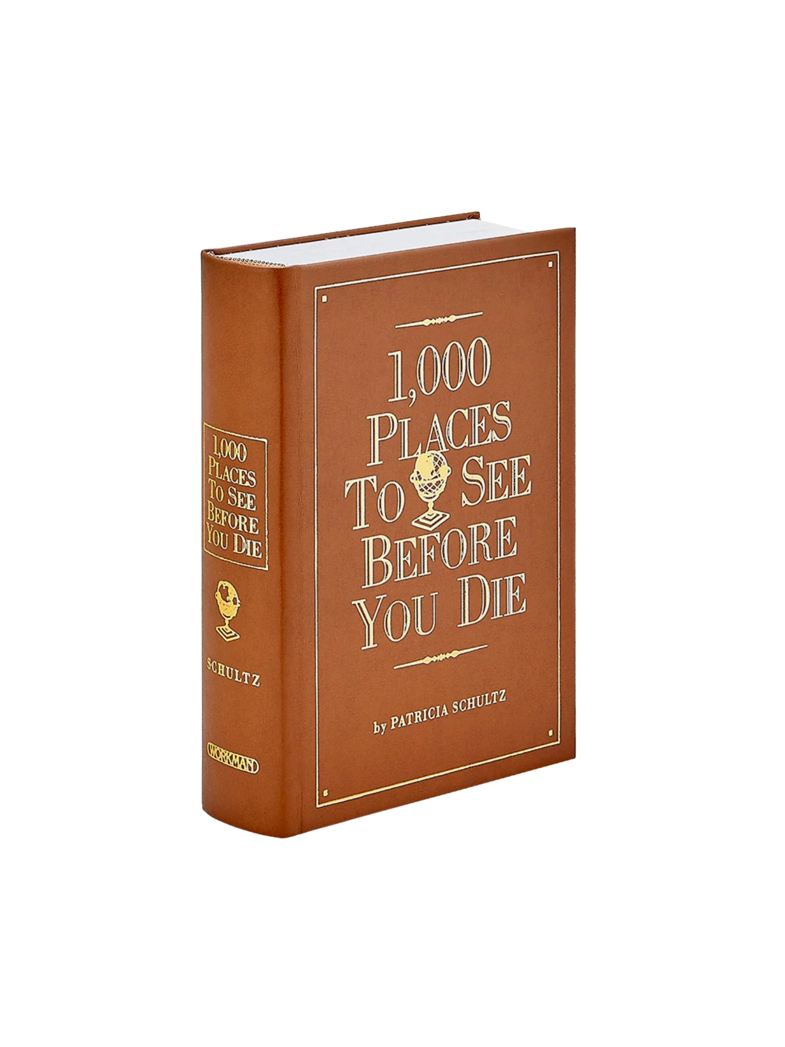 1000 Places to See Before You Die Leather Bound Edition Weston Table
