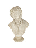 1820s French Boy Plaster and Marble Bust Weston Table