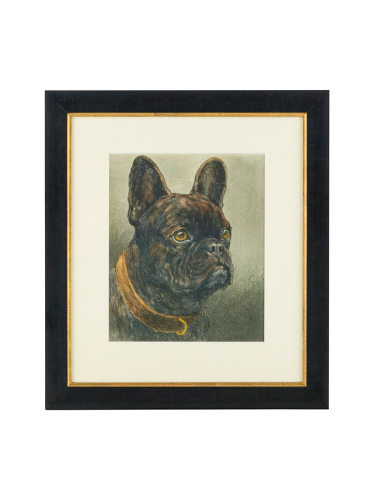 1930s English Huber Thomas French Bulldog Weston Table