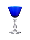 Vintage 1930s Morgantown Blue Cobalt Plantation Cocktail Glasses Weston Table